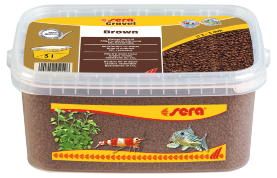Sera Gravel Brown 2-3 Mm 3 Liter 1 Sera Gravel Brown 2-3 Mm 3 Liter