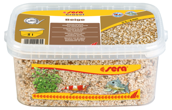 Sera Gravel Beige 2-4 Mm 3 Liter 1 Sera Gravel Beige 2-4 Mm 3 Liter