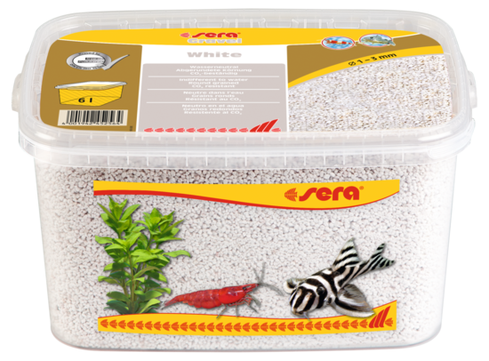 Sera Gravel White 1-3 Mm 6 Liter 1 Sera Gravel White 1-3 Mm 6 Liter