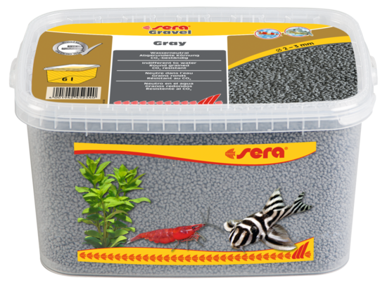 Sera Gravel Gray 2-3 Mm 6 Liter 1 Sera Gravel Gray 2-3 Mm 6 Liter