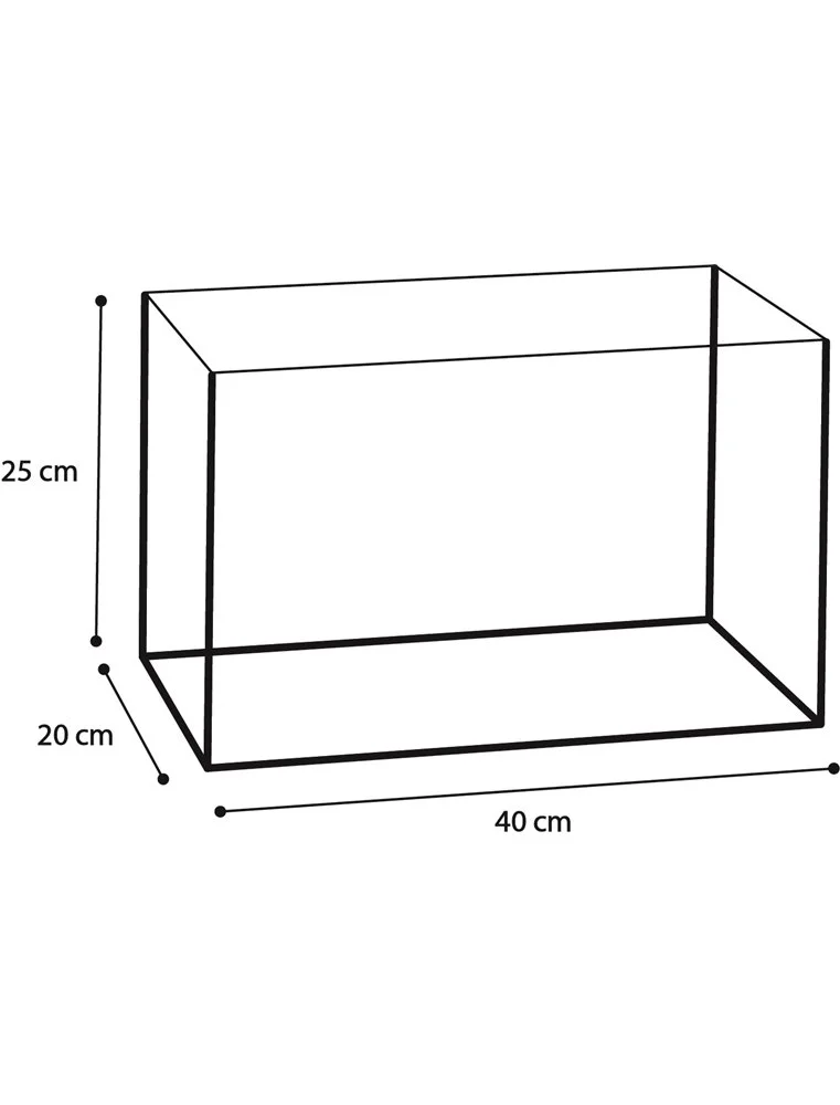 Flamingo Aquarium Basic 40x20x25cm | Worldofanimals.nl Heeft Het! 2 Flamingo Aquarium Basic 40x20x25cm | Worldofanimals.nl Heeft Het! - Afbeelding 2