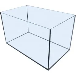 Gebr. De Boon Boon Aquarium Gelijmd Met Zwarte Kit - 50x30x30 Cm